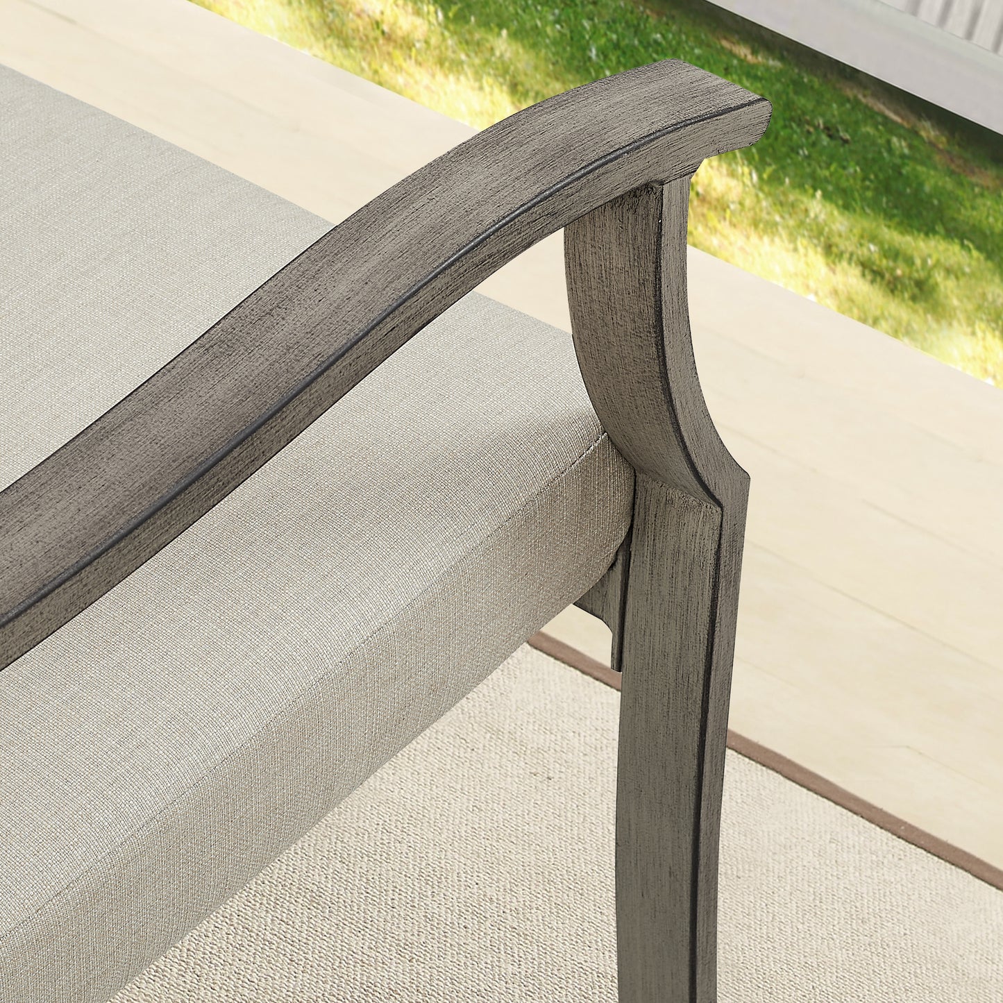 OPEN BOX I PEAKHOME Azur Patio Swivel Dining Chair with Sunbrella® Cushions