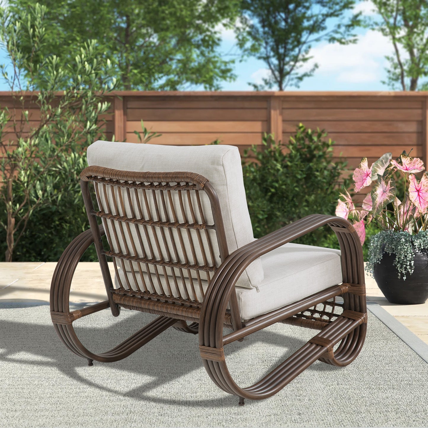Peakhome furnishings Arsterie Patio Club Chair