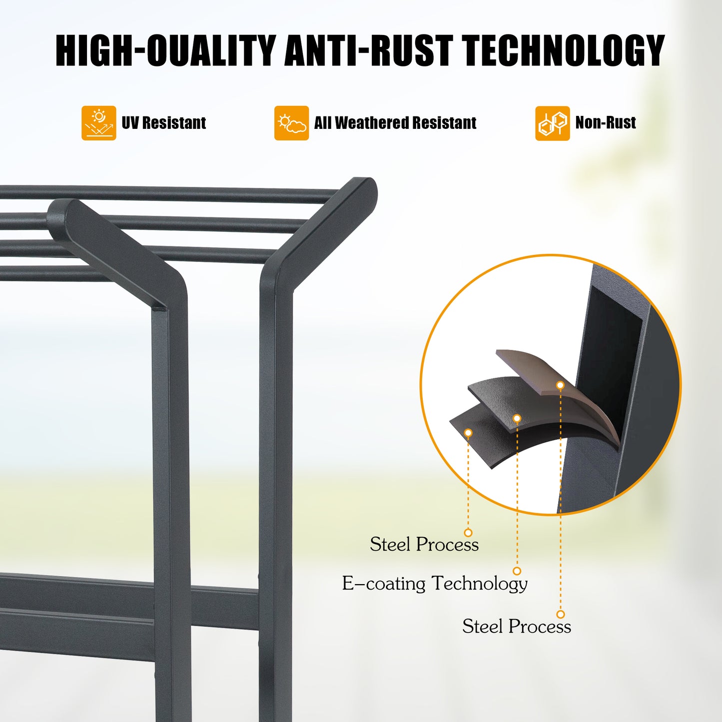 ULAX Pool Float Caddy, Poolside Towel Rack - Convenient Storage Solution for Pool, Beach, and Hot Tub Towels