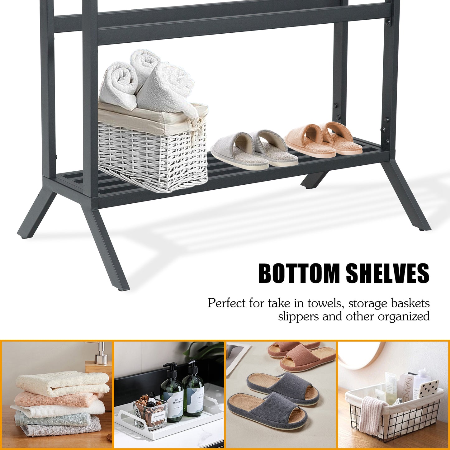 ULAX Pool Float Caddy, Poolside Towel Rack - Convenient Storage Solution for Pool, Beach, and Hot Tub Towels