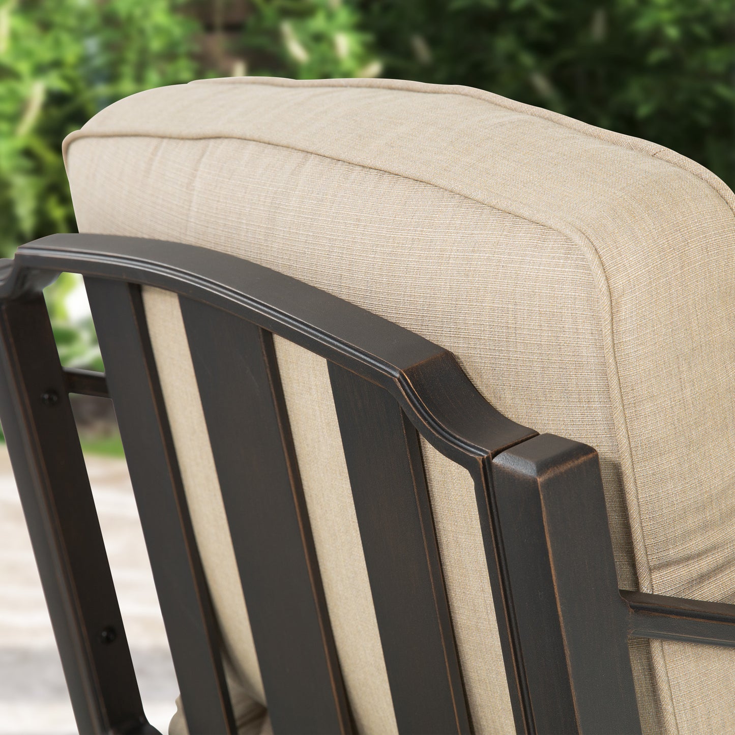 Tamarin 3 Pieces Aluminum Patio Bistro Set With Sunbrella® Cushions