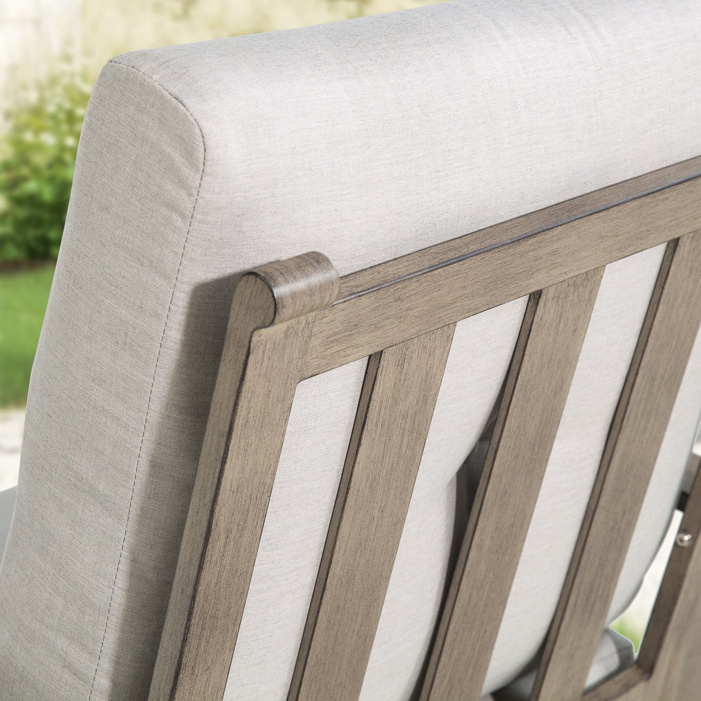 Chamber Aluminum Patio Bistro Set with Sunbrella® Cushions