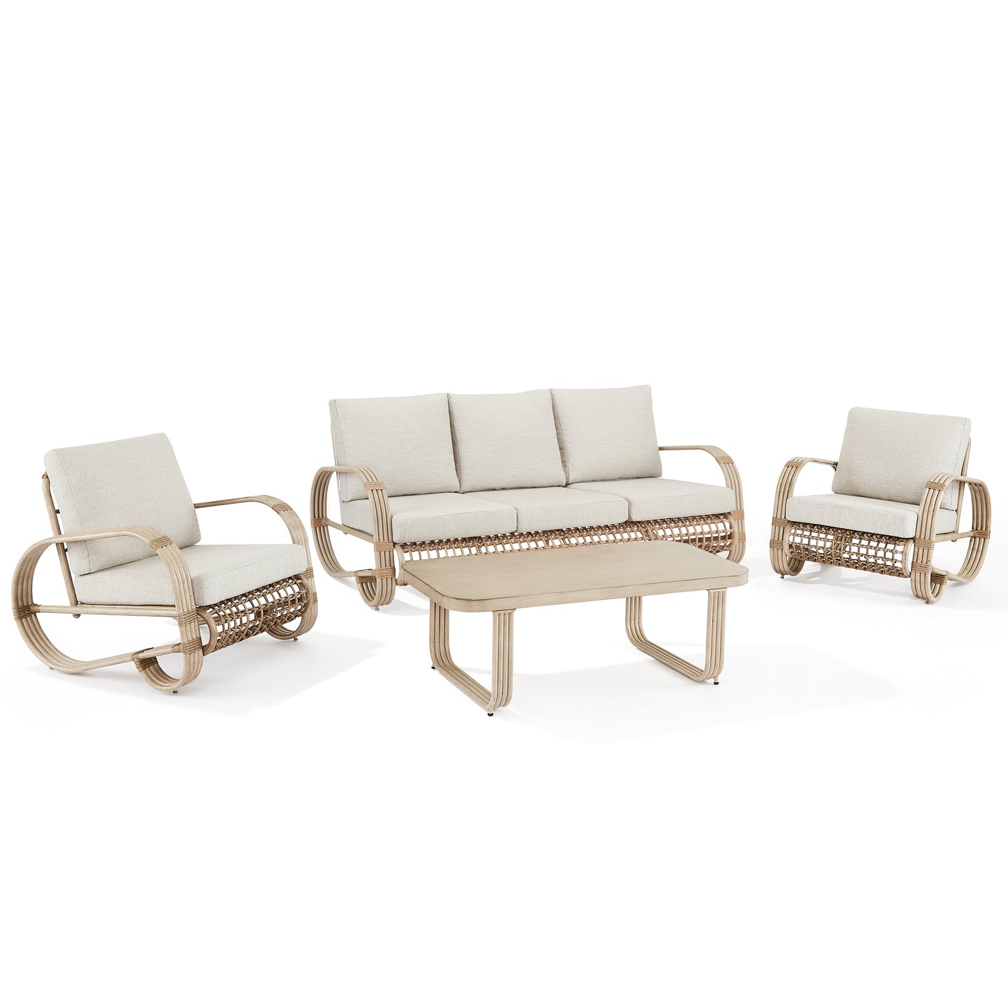 Arsterie 4 Pieces Patio Sofa Set