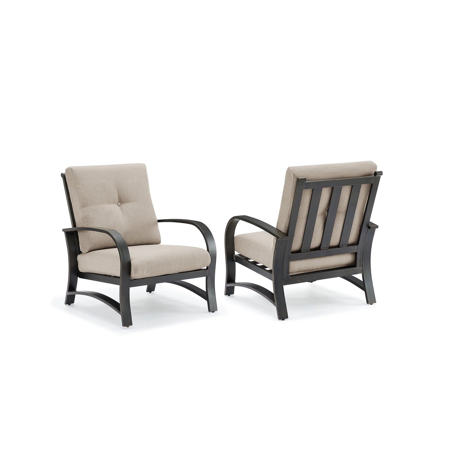Chamber Patio Aluminum Club Chair with Sunbrella® Cushions