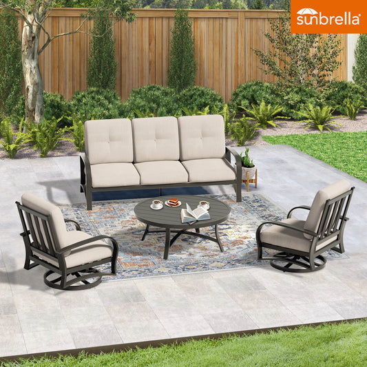 Aluminum 5 Seat Patio Conversation Sets