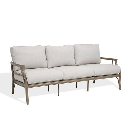 Patio Sofa With Olefin Cushions