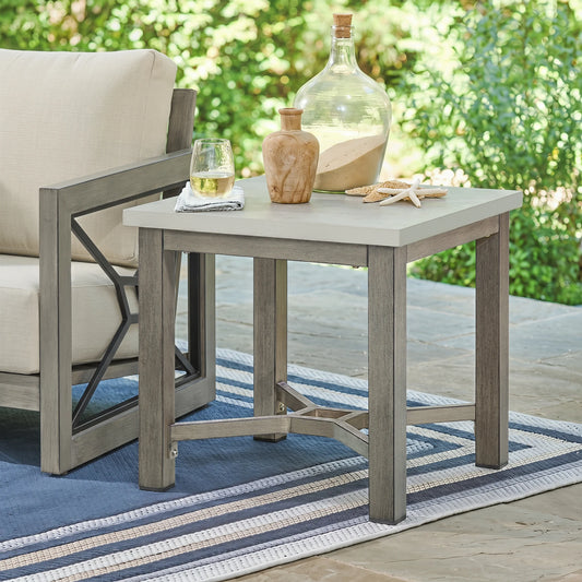 Marindo square patio end table
