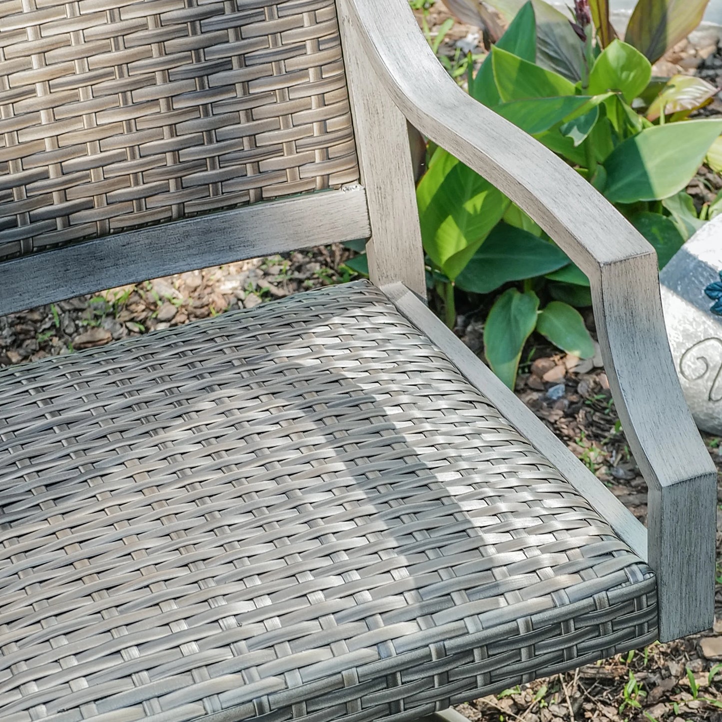 Tampa Outdoor Swivel Dining Chair (Set of 2)