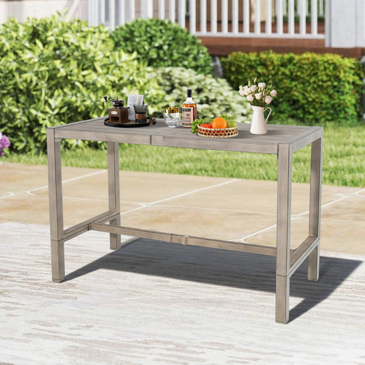 Winston Aluminum 2-In-1 Convertible Patio Bar Table
