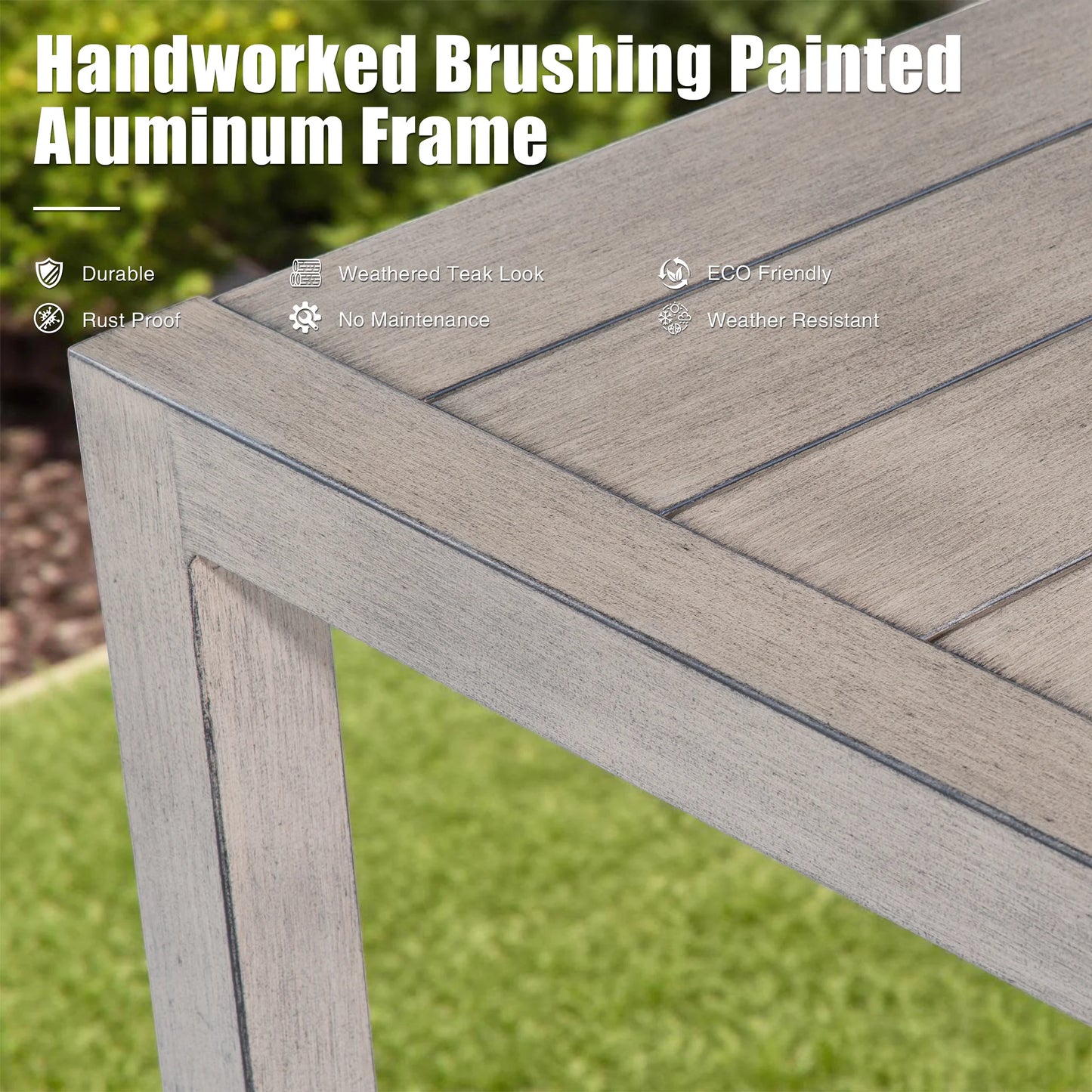 Winston Aluminum 2-In-1 Convertible Patio Bar Table