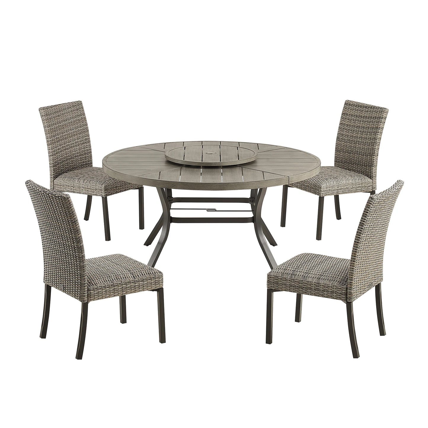 Pavane 5-Piece Outdoor Dining Set With Armless Chair