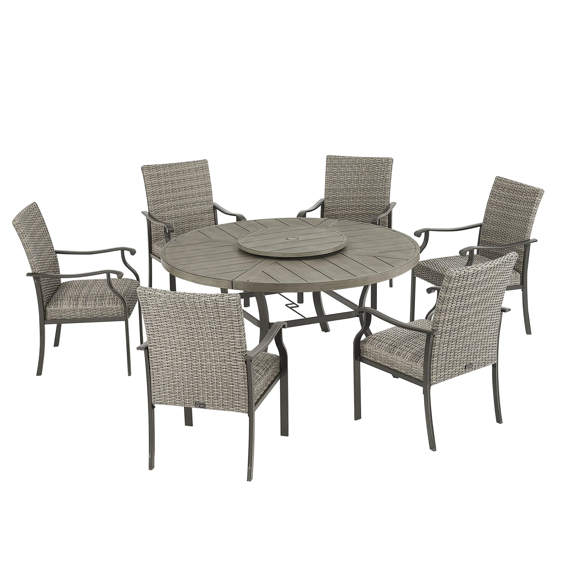 Pavane 7-Piece Outdoor Dining Set With ArmChair