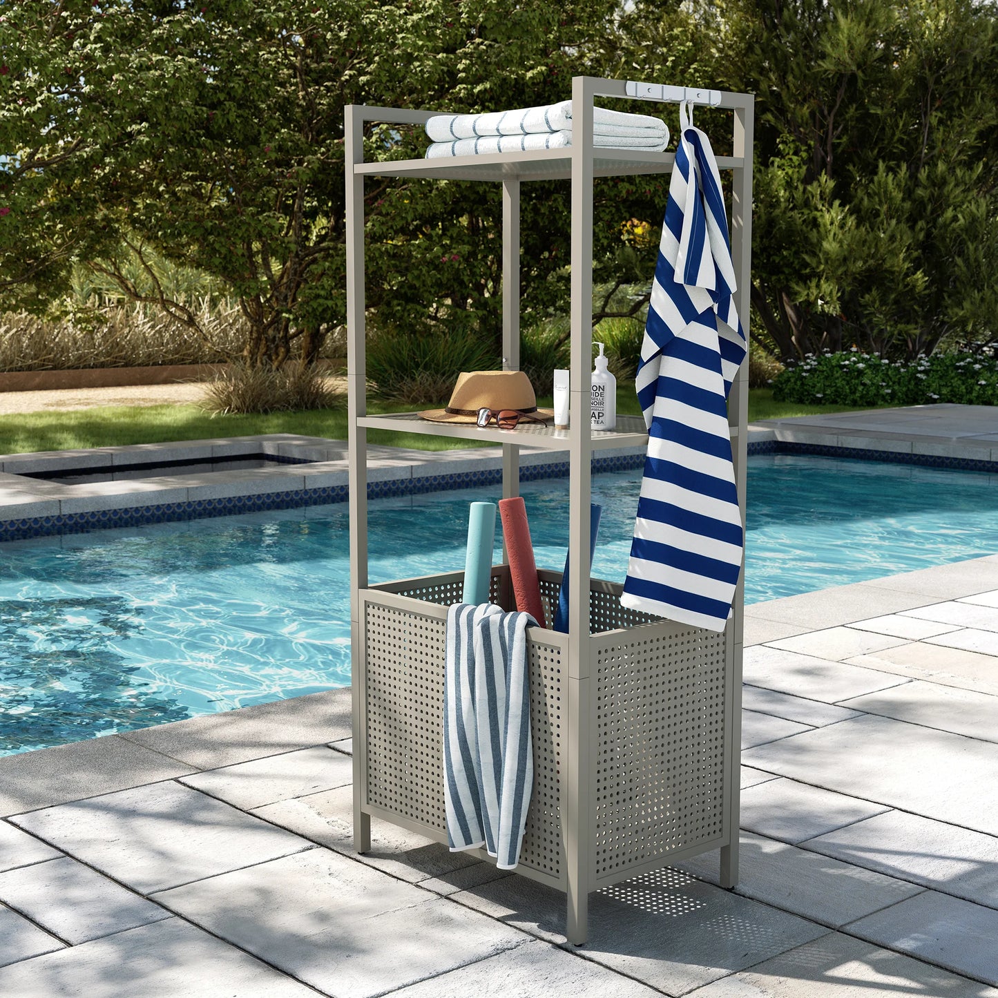 Peak Home Furnishings Harrisburg Pool Towel Stand
