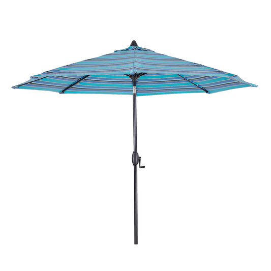 Peakhome Furnishings 9Ft Manual-tilted Patio Round Market Umbrella