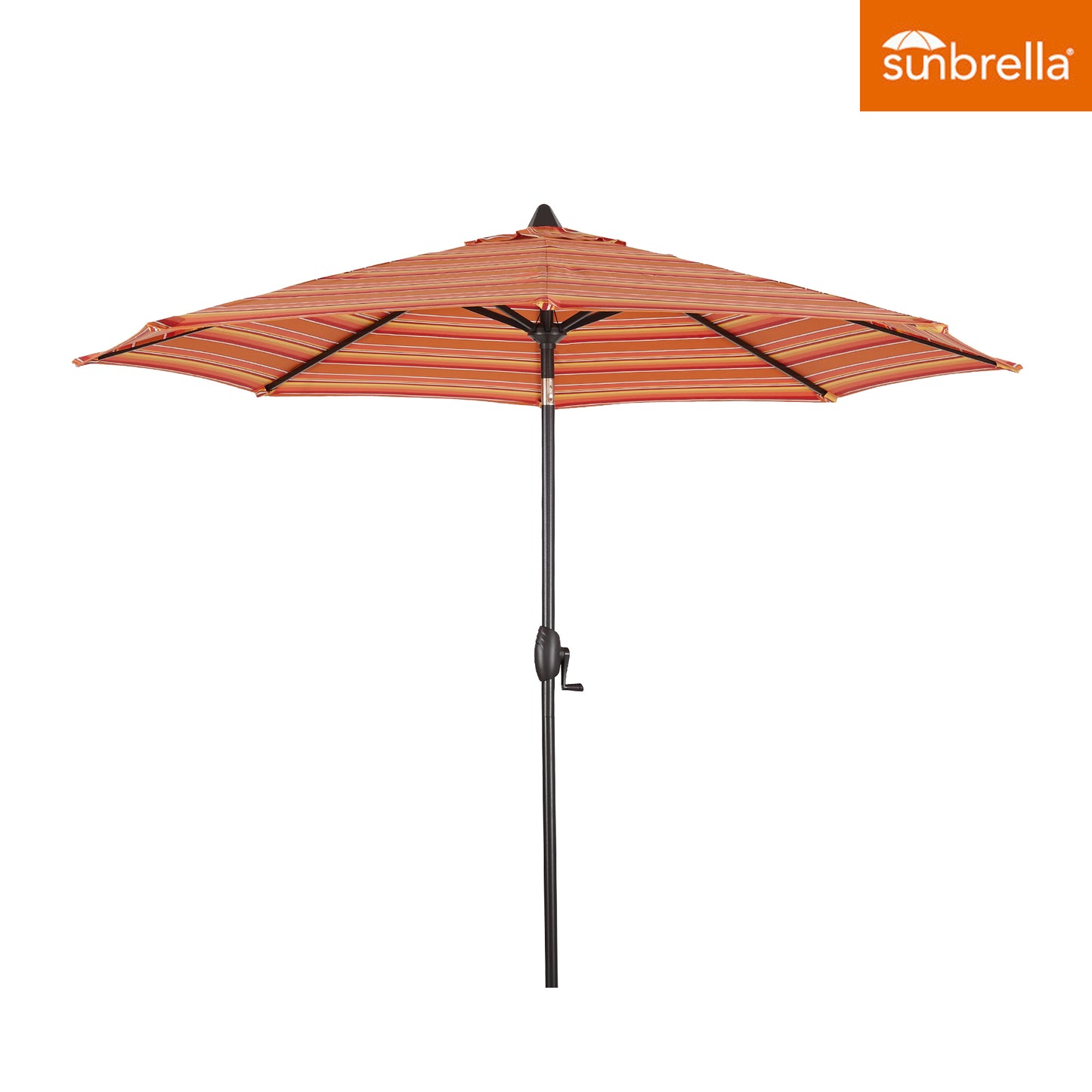 Peakhome Furnishings 9Ft Manual-tilted Patio Round Market Umbrella