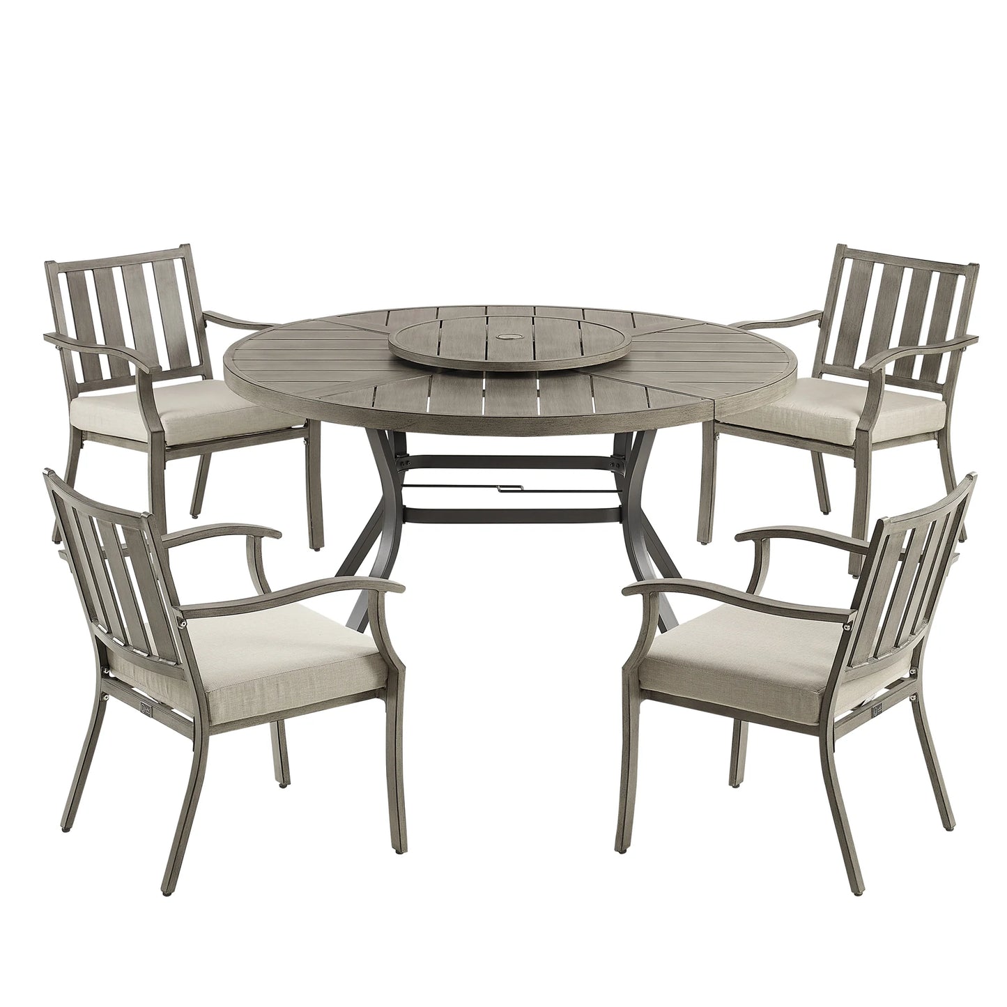 Peakhome Furnishings 5-Piece Patio Round Dining Set