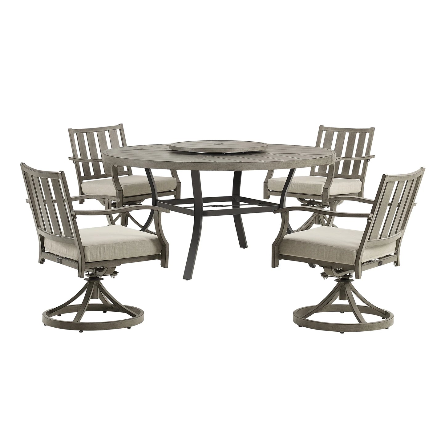 Peakhome Furnishings Azur 5-Piece Patio Round Dining Set