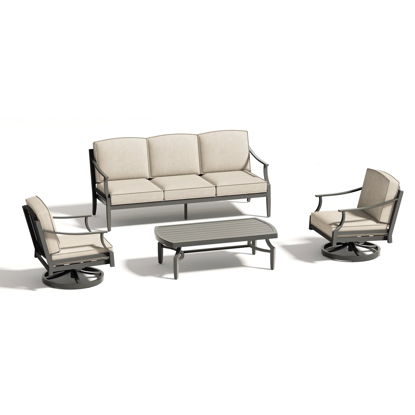 Tamarin 4 Pieces Patio Conversation Set