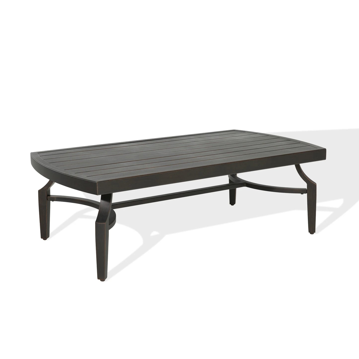 Tamarin Patio Aluminum Rectangular Coffee Table