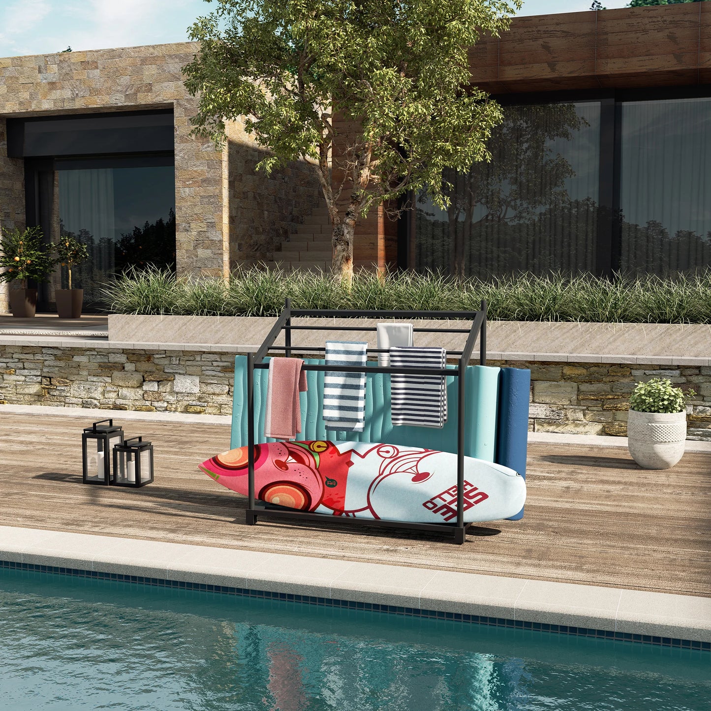 ULAX FURNITURE HAMBO POOL TOWEL STAND
