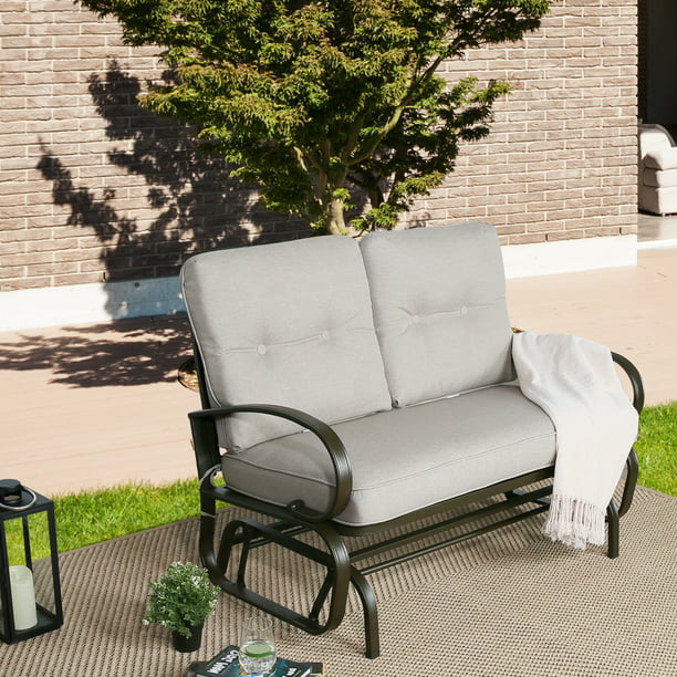 Swing loveseat online patio