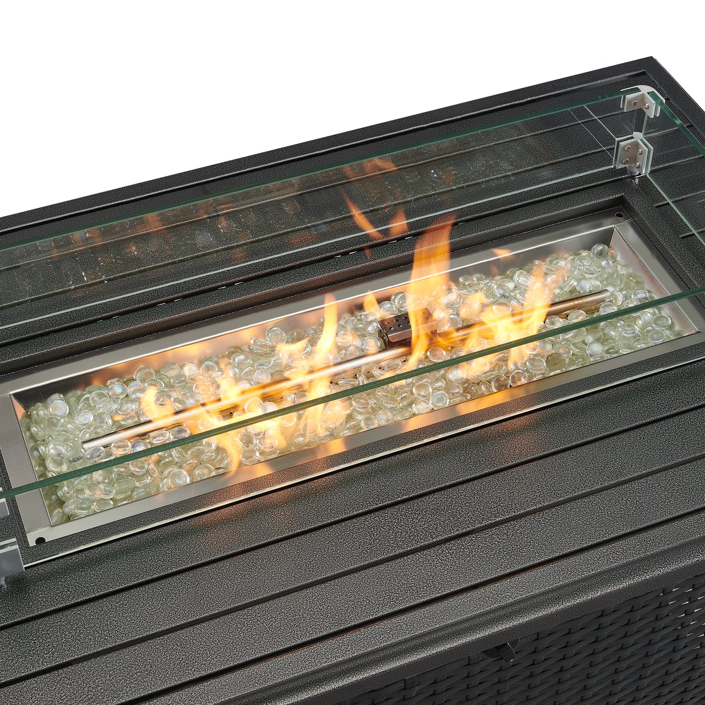 Ulax Furniture Burner and Glass Stone for Fire Pit Table Model#970315