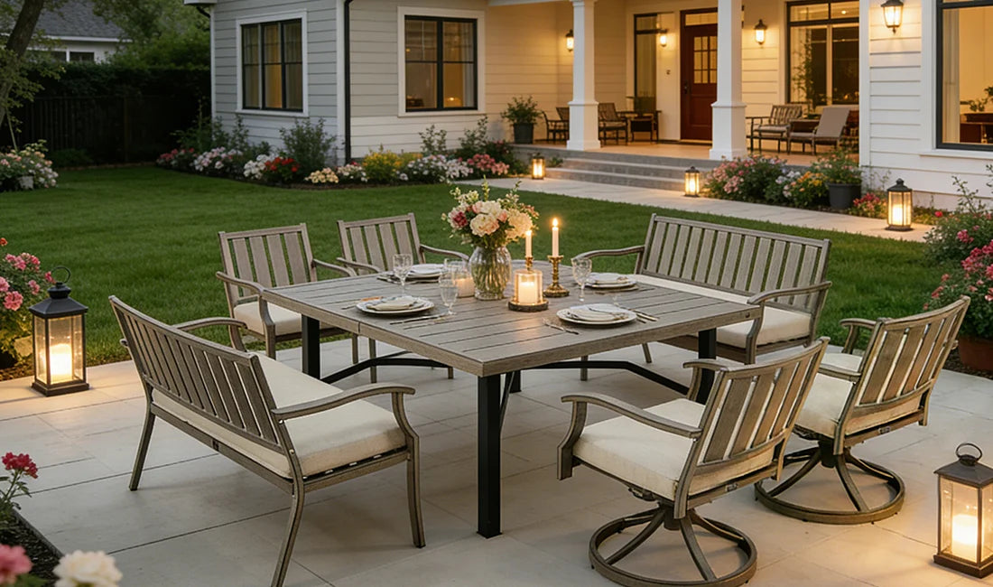 AZUR PATIO Square DINING SET