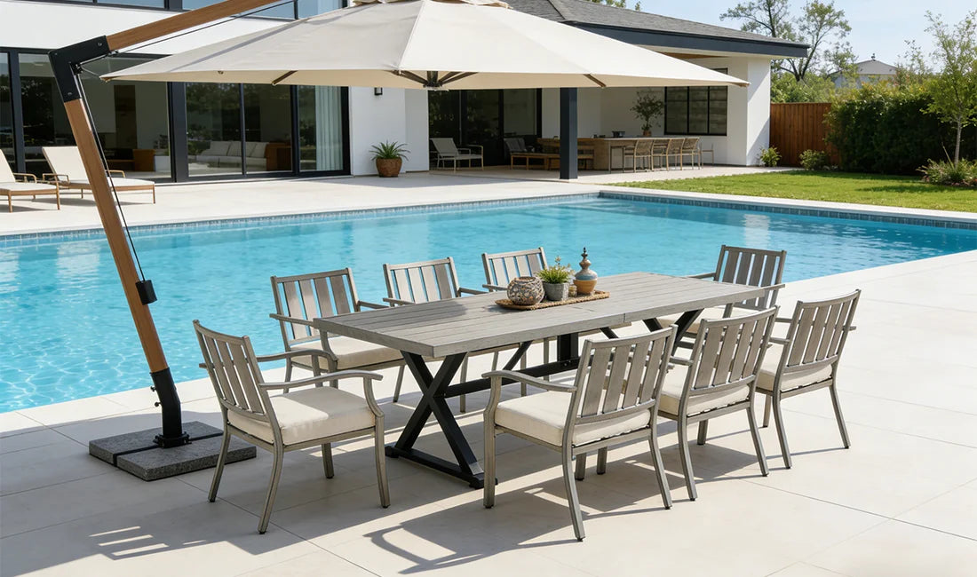 Outdoor Dining Table Golden Rule