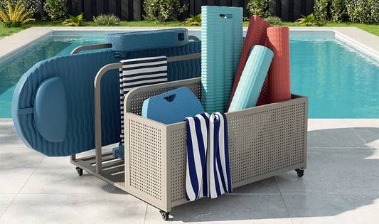 Poolside Storage & Organization Ideas