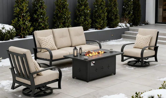 Best Fire Pit Patio Set Combinations With Conversation And Sofa Sets For Stylish Outdoor Living