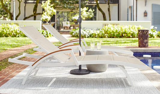 Is Teak "Graying" Actually Damage? Why Teak Armrests Beat an All-Teak Lounger