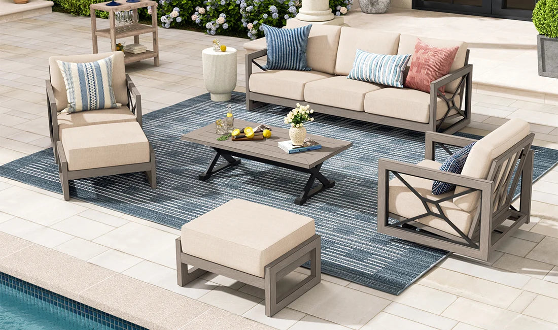 Multi-functional Outdoor Ottoman Uses