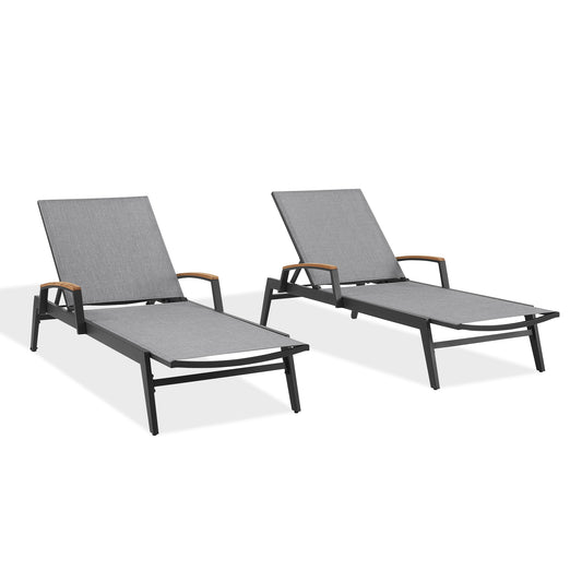 Canyon Patio Aluminum Chaise Lounge