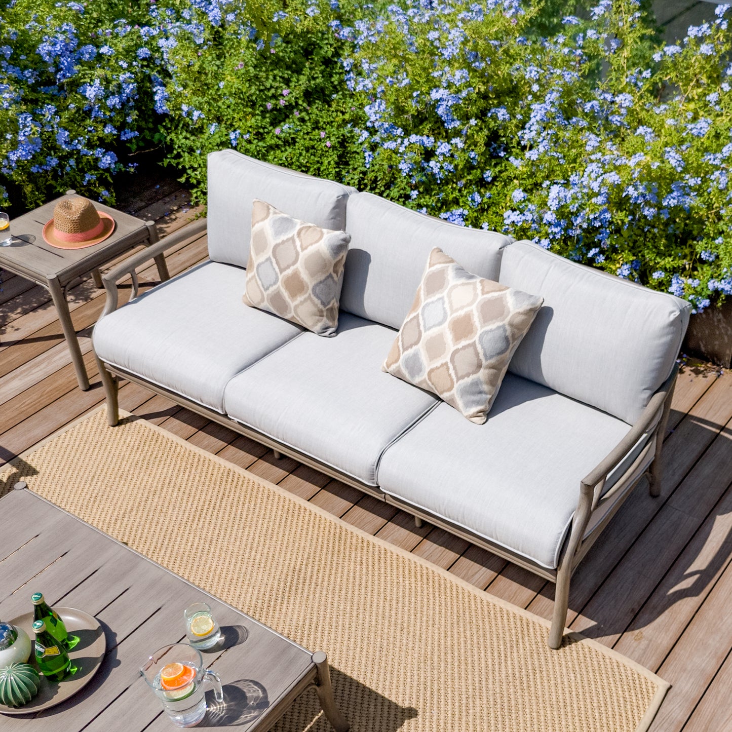 Lamando 4 Piece Sofa Seating Group with Cushions for 5 Person