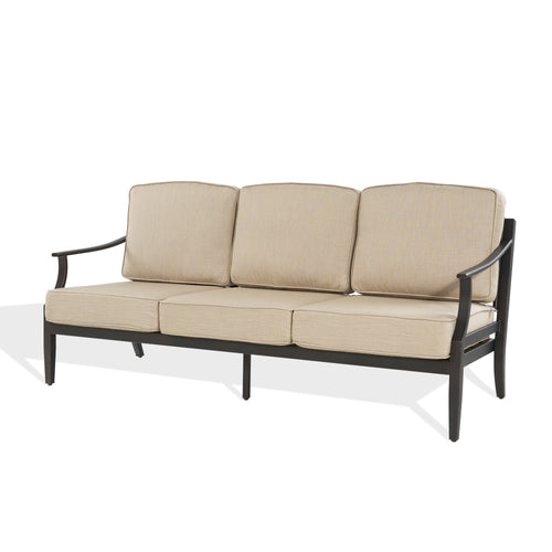 Tamarin Aluminum Outdoor Sofa With Sunbrella® Cushions