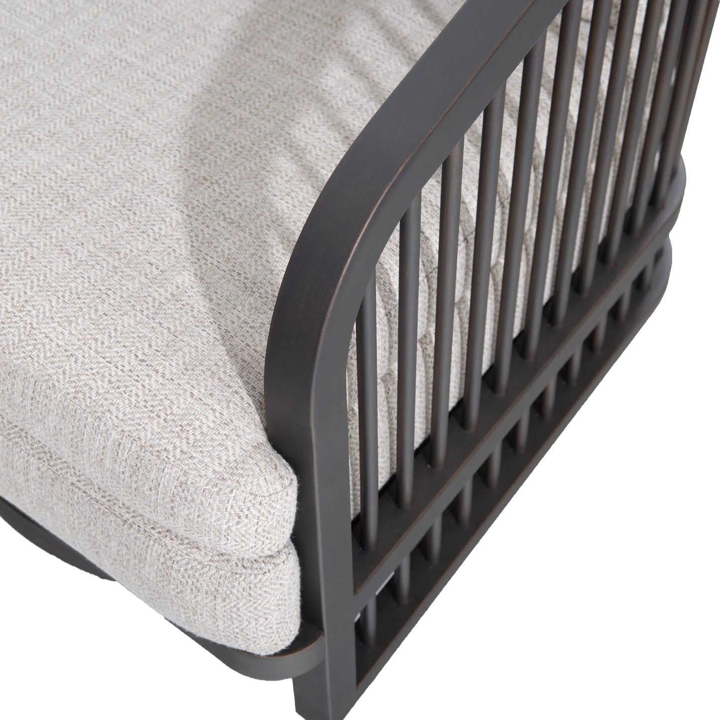 Asheville 2-Pieces Patio Aluminum Swivel Chair