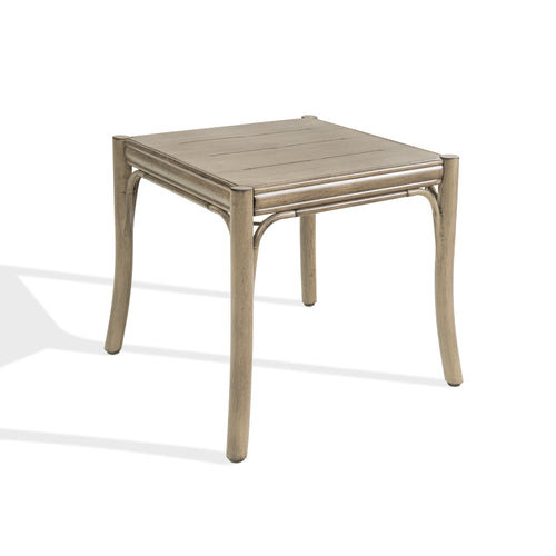 Lamando Patio Square 19.5"L X 19.5" W Aluminum Side Table