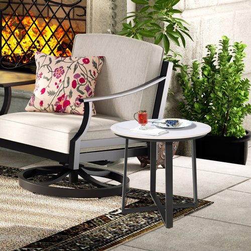 peak home furnishings patio side table stipa 1