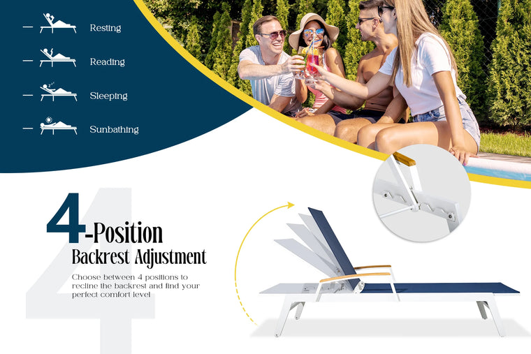 Adjust to Your Ideal Comfort, in 4 Positions