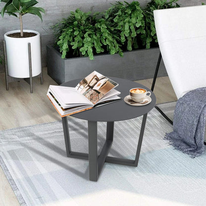 Patio Round Aluminum Side Table