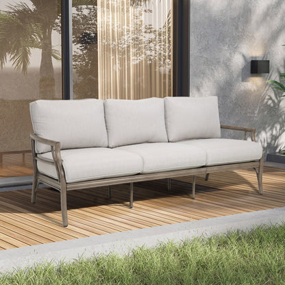 Lamando Patio Sofa With Olefin Cushions