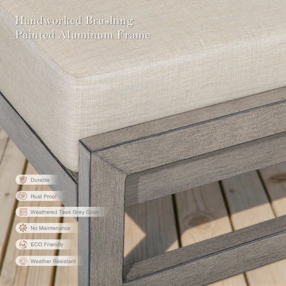 Marindo Patio Ottoman With Sunbrella® Cushions