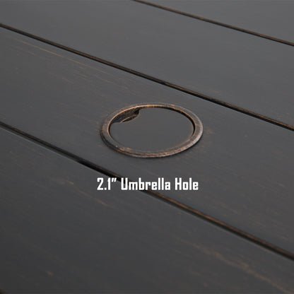 Chamber Patio Aluminum Round 45" Coffee Table