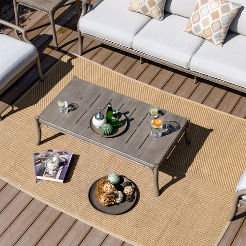 Lamando Patio Aluminum Coffee Table