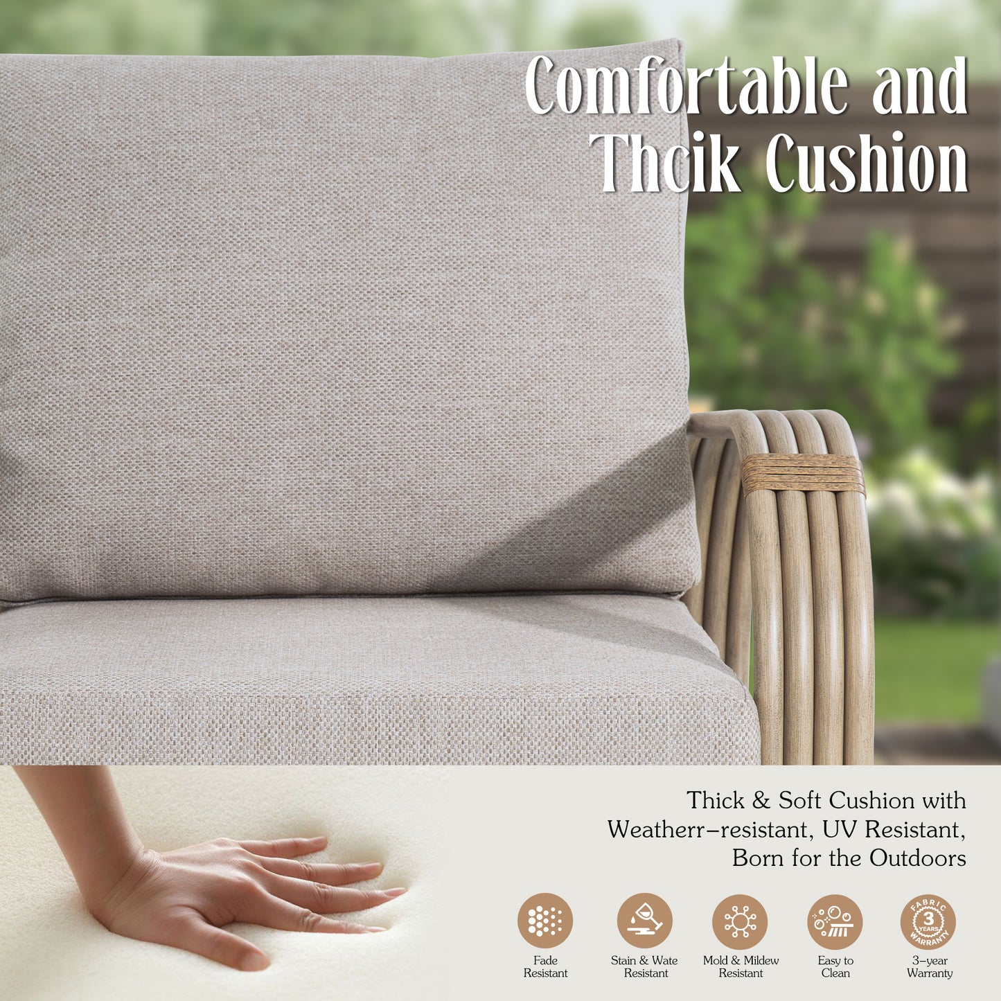 Arsterie Patio Aluminum Swivel Club Chairs With Olefin Cushions