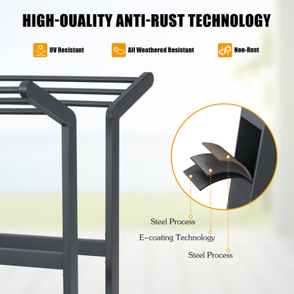 ULAX Pool Float Caddy, Poolside Towel Rack - Convenient Storage Solution for Pool, Beach, and Hot Tub Towels