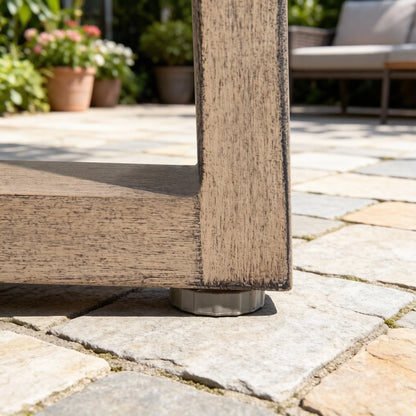 Hamarto Patio Aluminum Ottoman With Cushions