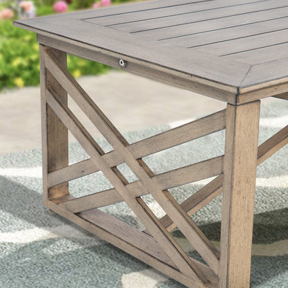 Hamarto 6 Pieces Aluminum Patio Conversation Sofa Set With Olefin Cushions For 5 Person