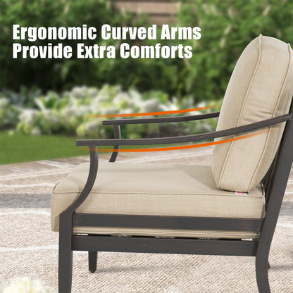 OPEN BOX I Tamarin Patio Aluminum Club Chair With Sunbrella® Cushions