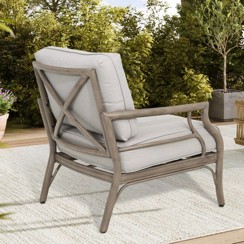 Lamando Patio Club Chairs With Olefin Cushions